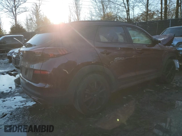 2019 Hyundai Tucson Sport with VIN KM8J33AL0KU001503, listed as a Copart auction lot 89088635 with 72,932 mi miles and Salvage Title. Bid and sale history available at carsss.com. Image 3.