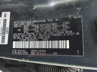 2010 Toyota Tundra with VIN 5TFUM5F16AX005232, listed as a IAAI auction lot 41688311 with 251,296 mi miles and . Bid and sale history available at DreamBid. Image 9.