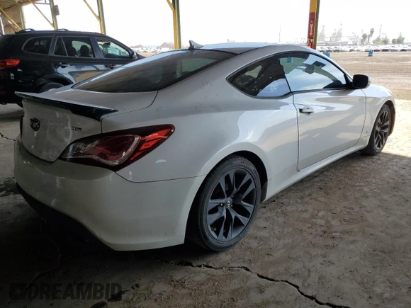 2013 Hyundai Genesis Coupe R-Spec with VIN KMHHT6KD3DU103713, listed as a Copart auction lot 52994445 with 127,696 mi miles and Clean title. Bid and sale history available at DreamBid. Image 3.