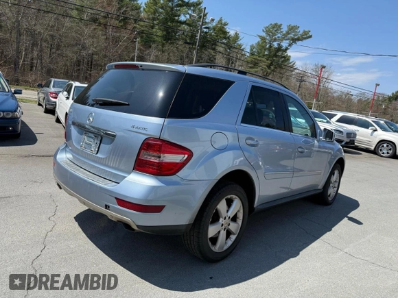 2011 Mercedes-Benz M 350 with VIN 4JGBB8GB3BA657635, listed as a Copart auction lot 55485355 with 204,982 mi miles and Clean Title. Bid and sale history available at DreamBid. Image 4.
