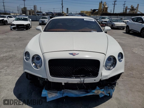 2013 Bentley Continental GT with VIN SCBFT7ZA5DC081820, listed as a Copart auction lot 52598954 with 25,484 mi miles and . Bid and sale history available at DreamBid. Image 5.