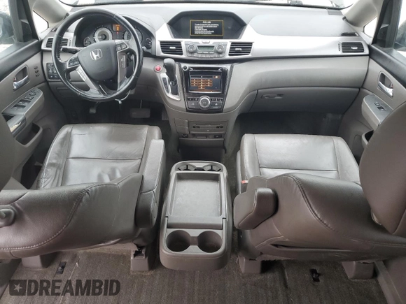 2015 Honda Odyssey Touring Elite with VIN 5FNRL5H95FB117985, listed as a Copart auction lot 57178695 with 199,757 mi miles and Non repairable. Bid and sale history available at DreamBid. Image 8.