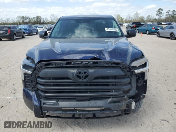 2022 Toyota Tundra 2WD SR5 with VIN 5TFLA5AB8NX017358, listed as a Copart auction lot 49499405 with 22,386 mi miles and Non Repairable. Bid and sale history available at carsss.com. Image 5.