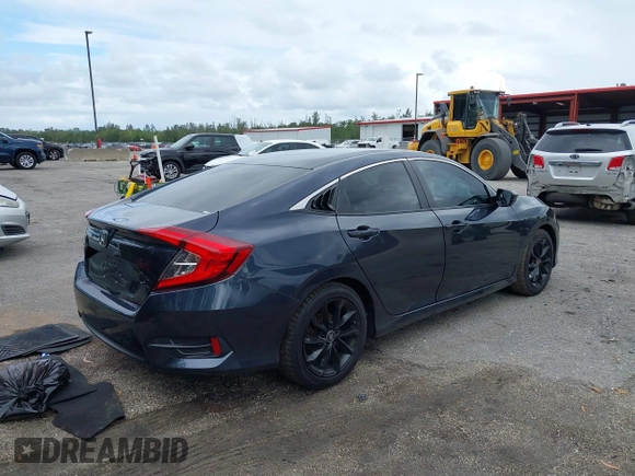 2016 Honda Civic Sedan LX with VIN 19XFC2F52GE069998, listed as a IAAI auction lot 42016233 with 93,990 mi miles. Bid and sale history available at carsss.com. Image 4.