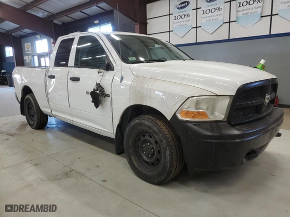 2012 Ram 1500 Tradesman with VIN 1C6RD7FPXCS243291, listed as a Copart auction lot 87602795 with 103,143 mi miles and Salvage Title. Bid and sale history available at carsss.com. Image 4.