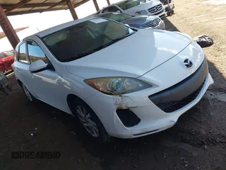 2012 Mazda 3 i Touring z VIN JM1BL1L8XC1660102, wystawiony jako IAAI lot #42398247 z przebiegiem 175 043 mil mil oraz . Historia ofert i sprzedaży dostępna na DreamBid. Obrazek 1.