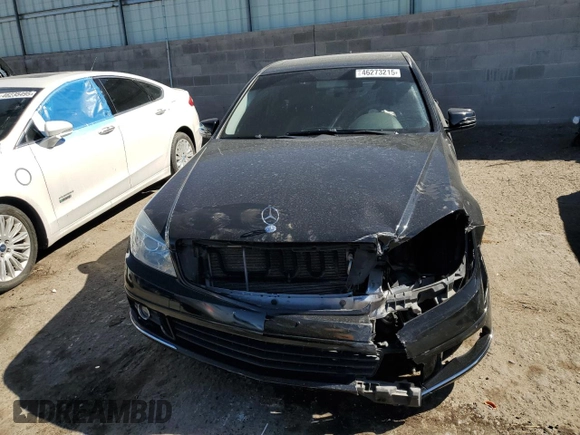 2011 Mercedes-Benz C with VIN WDDGF5EB3BA526033, listed as a Copart auction lot 46273215 with Not Provided miles and Salvage Title. Bid and sale history available at carsss.com. Image 5.