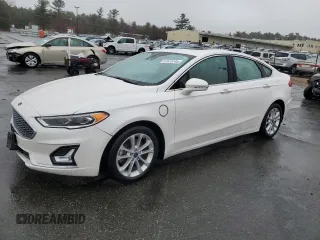 2020 Ford Fusion Titanium with VIN 3FA6P0SU8LR132021, listed as a Copart auction lot 51673745 with 40,431 mi miles and Salvage title. Bid and sale history available at DreamBid. Image 1.