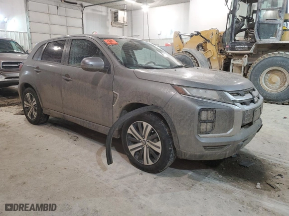 2023 Mitsubishi Outlander Sport ES with VIN JA4ARUAU7PU015014, listed as a Copart auction lot 82133493 with 4,715 mi miles and Salvage Title. Bid and sale history available at carsss.com. Image 4.