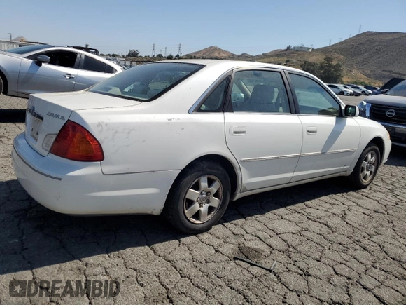 2000 Toyota Avalon XL z VIN 4T1BF28BXYU091688, wystawiony jako Copart lot #58162705 z przebiegiem 177 427 mil mil oraz Szkoda całkowita • Salvage title. Historia ofert i sprzedaży dostępna na DreamBid. Obrazek 3.