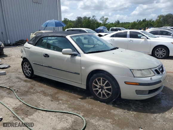 2005 Saab 9-3 with VIN YS3FD75YX56003295, listed as a Copart auction lot 51820995 with 79,783 mi miles and Salvage Title. Bid and sale history available at carsss.com. Image 4.