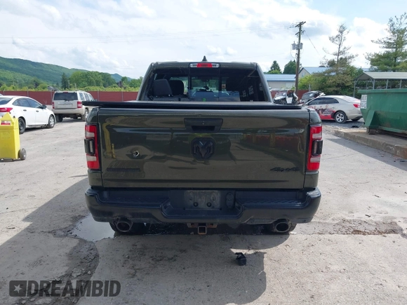 2021 Ram 1500 Big Horn with VIN 1C6SRFFT1MN669218, listed as a IAAI auction lot 42366224 with 50,230 mi miles and . Bid and sale history available at DreamBid. Image 16.
