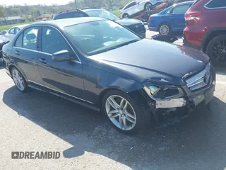 2013 Mercedes-Benz C-Class C 300 Sport with VIN WDDGF8AB4DR270366, listed as a IAAI auction lot 41964712 with 164,398 mi miles. Bid and sale history available at carsss.com. Image 1.