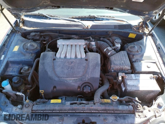2002 Hyundai Sonata GLS with VIN KMHWF35H12A702457, listed as a Copart auction lot 60985574 with 99,698 mi miles and Salvage Title. Bid and sale history available at carsss.com. Image 11.