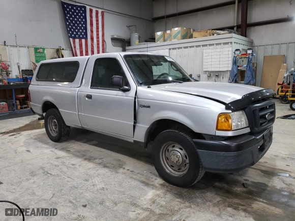 2005 Ford Ranger XL with VIN 1FTYR10D35PA71855, listed as a Copart auction lot 45588655 with 147,895 mi miles and Salvage Title. Bid and sale history available at carsss.com. Image 4.