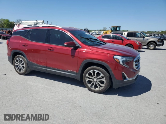 2019 GMC Terrain SLT with VIN 3GKALPEVXKL160325, listed as a Copart auction lot 53113565 with 94,315 mi miles and Salvage Title. Bid and sale history available at carsss.com. Image 4.