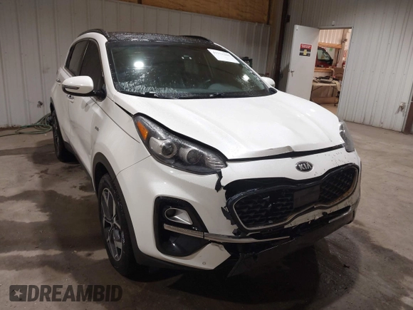 2020 Kia Sportage EX z VIN KNDPNCAC4L7802413, wystawiony jako IAAI lot #41921265 z przebiegiem 92 100 mil mil oraz . Historia ofert i sprzedaży dostępna na DreamBid. Obrazek 1.