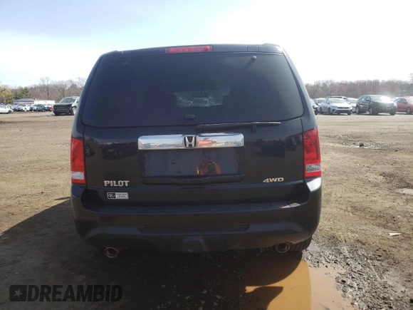 2013 Honda Pilot EX-L with VIN 5FNYF4H66DB072393, listed as a Copart auction lot 51377505 with 185,106 mi miles and Salvage Title. Bid and sale history available at carsss.com. Image 6.