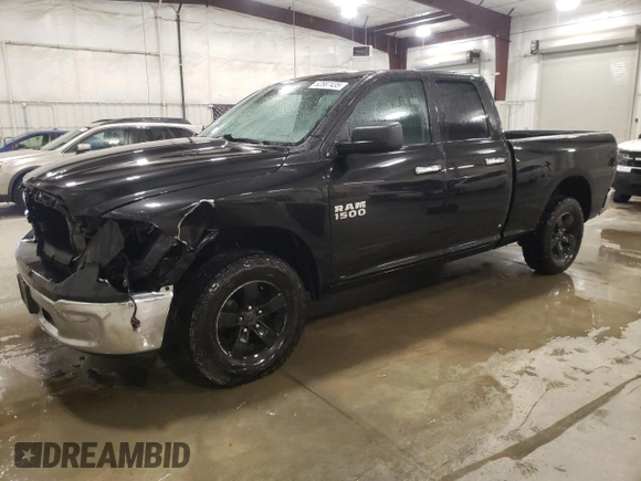 2018 Ram 1500 Big Horn with VIN 1C6RR7GG9JS307284, listed as a Copart auction lot 52587435 with 104,823 mi miles and Salvage title. Bid and sale history available at DreamBid. Image 1.