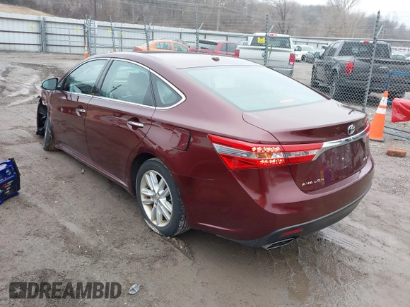 2015 Toyota Avalon Limited with VIN 4T1BK1EB8FU160935, listed as a IAAI auction lot 41487381 with 105,273 mi miles and . Bid and sale history available at DreamBid. Image 3.