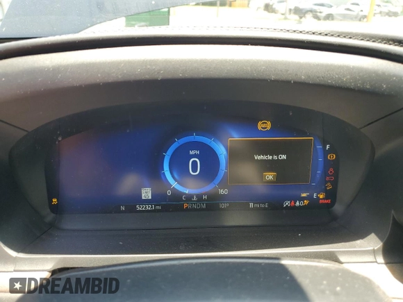 2020 Ford Explorer Platinum z VIN 1FM5K8HC5LGA11113, wystawiony jako Copart lot #57035265 z przebiegiem 52 232 mil mil oraz Szkoda całkowita • Salvage title. Historia ofert i sprzedaży dostępna na DreamBid. Obrazek 9.