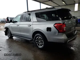 2024 Ford Expedition Max XLT z VIN 1FMJK1J81REA33335, wystawiony jako Copart lot #47927915 z przebiegiem 17 743 mil mil oraz Szkoda całkowita • Salvage title. Historia ofert i sprzedaży dostępna na DreamBid. Obrazek 2.