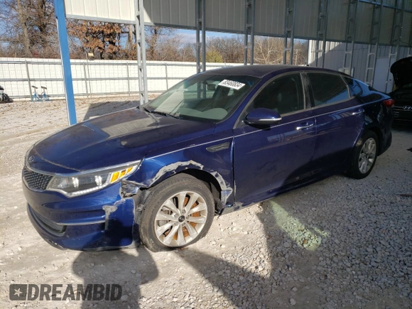 2016 Kia Optima EX with VIN 5XXGU4L30GG071711, listed as a Copart auction lot 83460834 with 83,584 mi miles and Salvage Title. Bid and sale history available at carsss.com. Image 1.