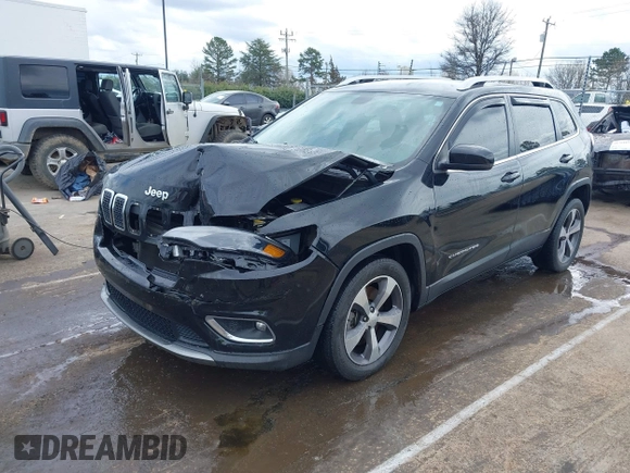 2020 Jeep Cherokee Limited with VIN 1C4PJLDB0LD560770, listed as a IAAI auction lot 41721370 with 116,245 mi miles. Bid and sale history available at carsss.com. Image 2.