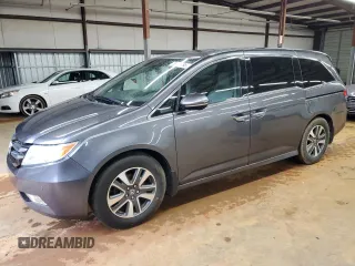 2016 Honda Odyssey Touring Elite with VIN 5FNRL5H94GB096130, listed as a Copart auction lot 58540795 with 122,699 mi miles and Salvage title. Bid and sale history available at DreamBid. Image 1.