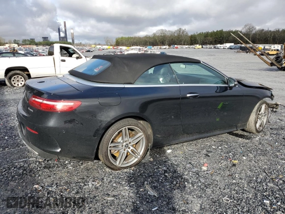 2018 Mercedes-Benz E-Class E 400 with VIN WDD1K6GB3JF062148, listed as a Copart auction lot 45142765 with 158,957 mi miles and Salvage Title. Bid and sale history available at carsss.com. Image 3.
