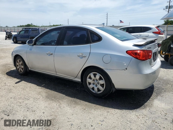 2009 Hyundai Elantra SE with VIN KMHDU46D89U742543, listed as a Copart auction lot 57424275 with 186,239 mi miles and Non repairable. Bid and sale history available at DreamBid. Image 2.