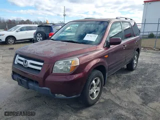 2007 Honda Pilot EX-L with VIN 5FNYF18717B007026, listed as a IAAI auction lot 41741772 with 277,686 mi miles. Bid and sale history available at carsss.com. Image 2.