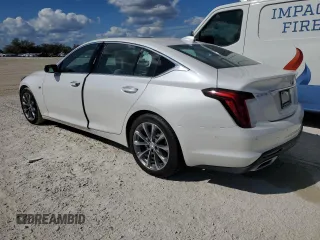 2023 Cadillac CT5 Premium Luxury with VIN 1G6DN5RK0P0103730, listed as a Copart auction lot 76342844 with Not provided miles and Salvage title. Bid and sale history available at DreamBid. Image 2.