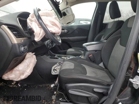 2014 Jeep Cherokee Latitude with VIN 1C4PJMCS9EW128600, listed as a Copart auction lot 43817505 with Not Provided miles and Salvage Title. Bid and sale history available at DreamBid. Image 7.