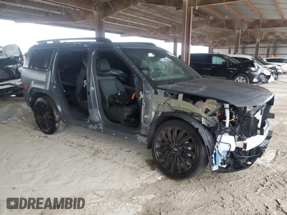 2024 Hyundai Santa Fe Calligraphy with VIN 5NMP54GL7RH066680, listed as a Copart auction lot 87844915 with 2,204 mi miles and Salvage title. Bid and sale history available at DreamBid. Image 4.