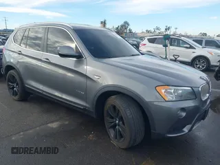 2013 BMW X3 xDrive35i with VIN 5UXWX7C5XDL977879, listed as a IAAI auction lot 41396936 with 107,727 mi miles and . Bid and sale history available at DreamBid. Image 1.
