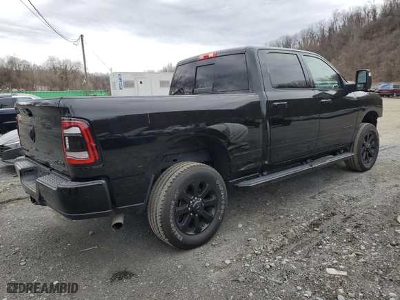 2024 Ram 2500 Laramie with VIN 3C6UR5FJ1RG103271, listed as a Copart auction lot 51228295 with 7,930 mi miles and Salvage Title. Bid and sale history available at carsss.com. Image 3.