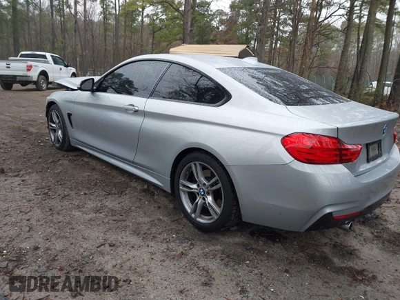 2015 BMW 4 Series 435i with VIN WBA3R1C56FK194866, listed as a IAAI auction lot 41858787 with 77,948 mi miles and . Bid and sale history available at carsss.com. Image 3.