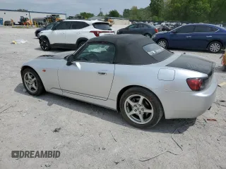 2002 Honda S2000 z VIN JHMAP11472T005753, wystawiony jako Copart lot #54002225 z przebiegiem 156 893 mil mil oraz Czysty tytuł • Clean title. Historia ofert i sprzedaży dostępna na DreamBid. Obrazek 2.