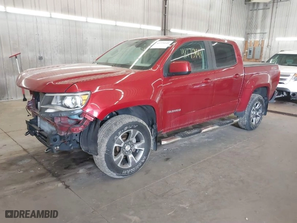 2016 Chevrolet Colorado 4WD Z71 with VIN 1GCGTDE35G1380375, listed as a IAAI auction lot 41775141 with 155,072 mi miles. Bid and sale history available at carsss.com. Image 2.