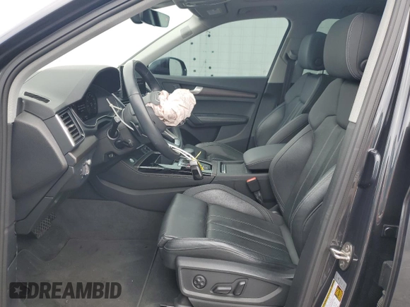 2021 Audi Q5 Prestige with VIN WA1CAAFY3M2062221, listed as a Copart auction lot 55538025 with 55,573 mi miles and Salvage title. Bid and sale history available at DreamBid. Image 7.
