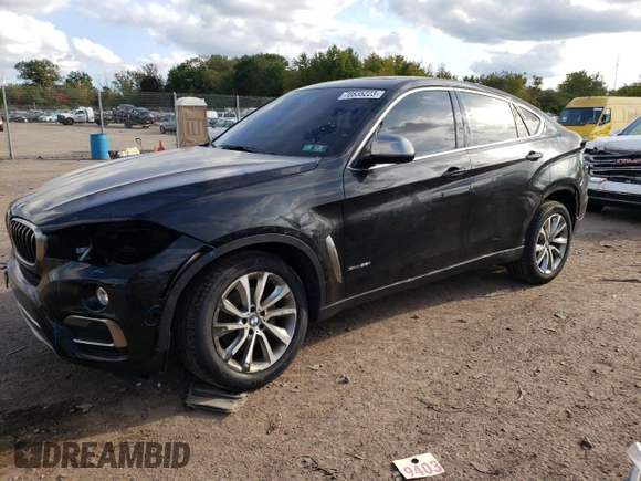 2019 BMW X6 xDrive35i with VIN 5UXKU2C57K0Z62913, listed as a Copart auction lot 70835223 with 56,985 mi miles. Bid and sale history available at carsss.com. Image 1.