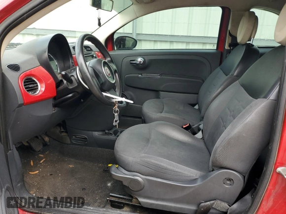 2012 FIAT 500 Pop z VIN 3C3CFFAR7CT125312, wystawiony jako Copart lot #49885775 z przebiegiem 190 364 mil mil oraz Szkoda całkowita • Salvage title. Historia ofert i sprzedaży dostępna na DreamBid. Obrazek 7.