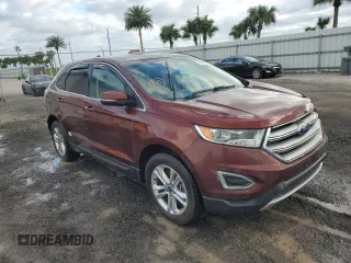 2015 Ford Edge SEL with VIN 2FMTK4J93FBB89807, listed as a Copart auction lot 44277955 with 0 mi miles and Non Repairable. Bid and sale history available at carsss.com. Image 4.