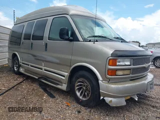 2001 Chevrolet Express Cargo YF7 Upfitter with VIN 1GBFG15R911123766, listed as a IAAI auction lot 42823109 with 18,000 mi miles and . Bid and sale history available at DreamBid. Image 1.
