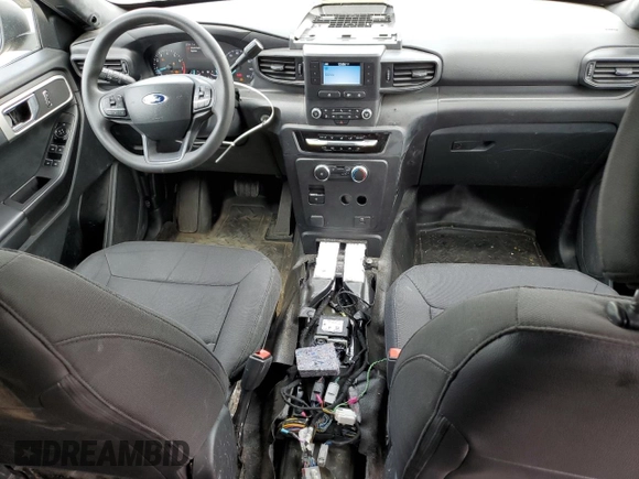 2022 Ford Explorer with VIN 1FM5K8AC6NGC24293, listed as a Copart auction lot 54847945 with 37,261 mi miles and Salvage title. Bid and sale history available at DreamBid. Image 8.