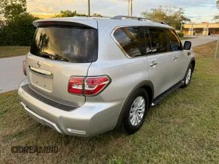 2018 Nissan Armada SV with VIN JN8AY2NC7J9551314, listed as a Copart auction lot 46188475 with 134,633 mi miles and Clean Title. Bid and sale history available at carsss.com. Image 4.
