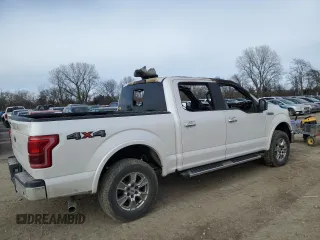 2017 Ford F-150 XL with VIN 1FTEW1EF2HKD48454, listed as a Copart auction lot 43140355 with 0 mi miles and Salvage Title. Bid and sale history available at carsss.com. Image 3.