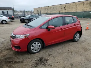 2019 Honda Fit LX with VIN 3HGGK5H40KM726908, listed as a Copart auction lot 52800005 with 37,297 mi miles and Salvage Title. Bid and sale history available at carsss.com. Image 1.