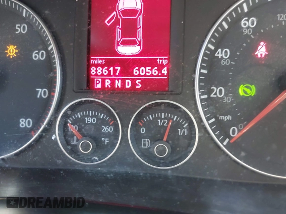 2007 Volkswagen Eos 2.0T with VIN WVWFA71FX7V051232, listed as a IAAI auction lot 41674652 with 88,617 mi miles and . Bid and sale history available at DreamBid. Image 6.